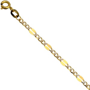 BRANSOLETKA ZŁOTA FIGARO 19cm PRÓBA 585 9669